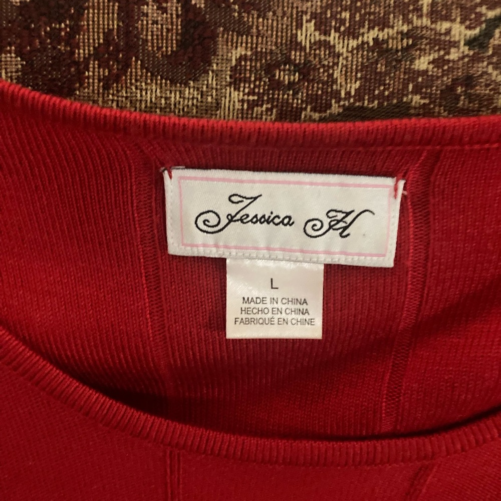 Red maxi dress, very comfortable